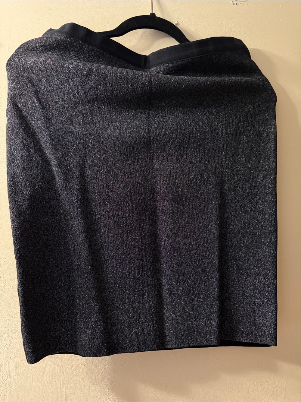 RACHEL Rachel Roy Black Sparkle Pencil Skirt